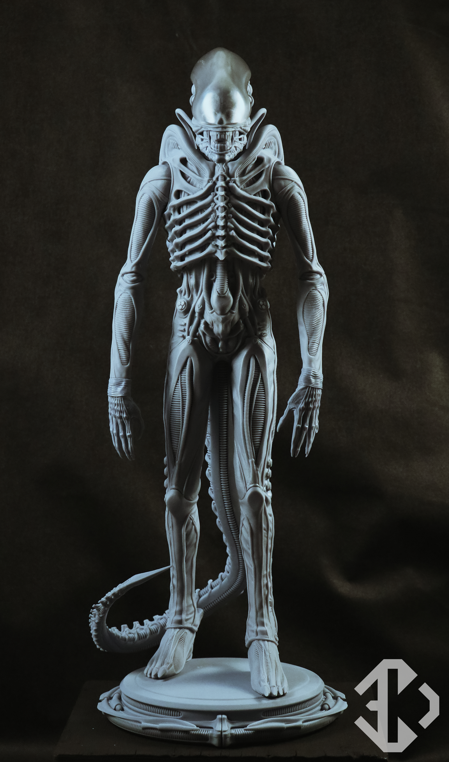 High-quality resin 3D printed BigChap model inspired by classic sci-fi