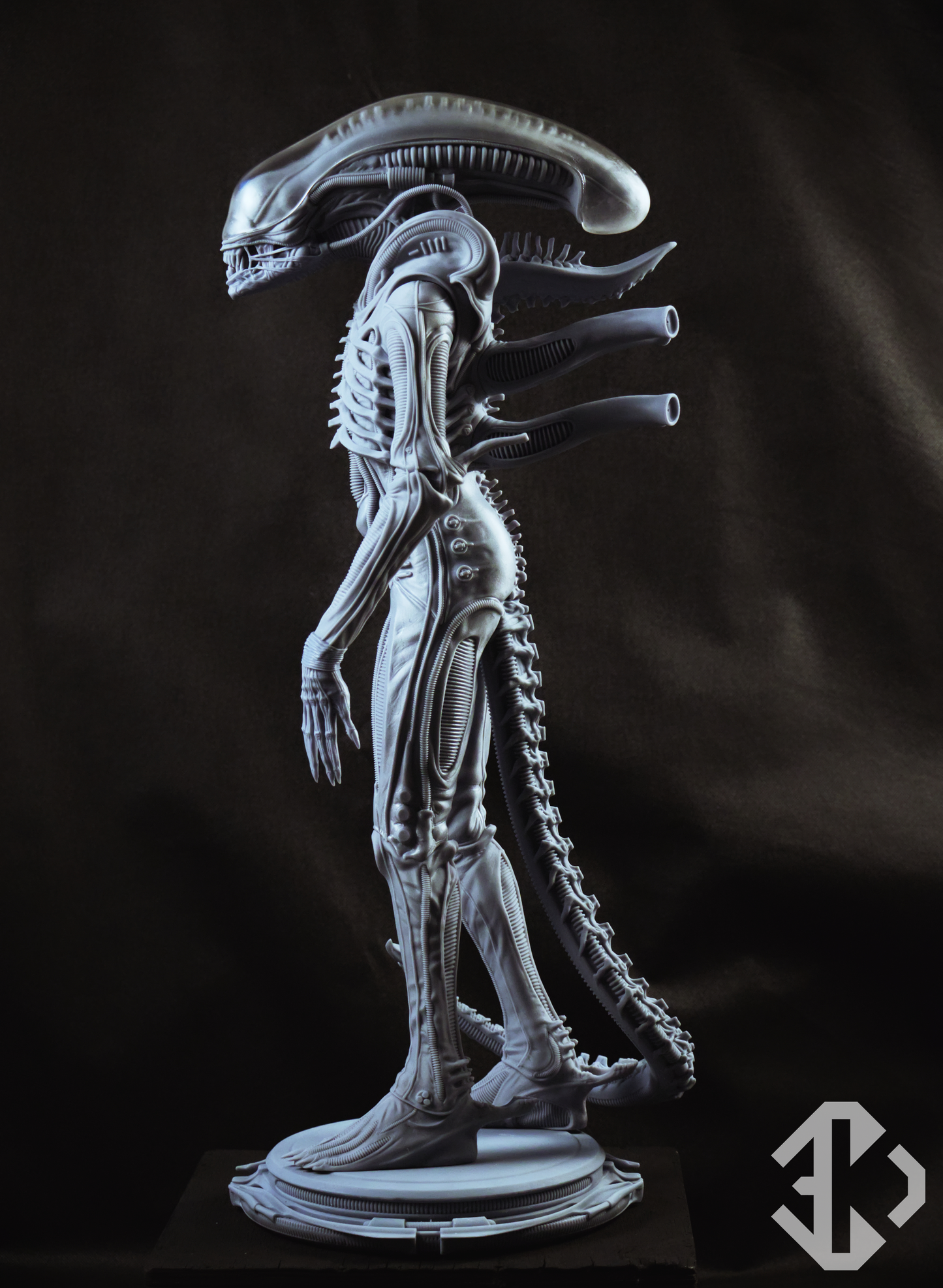 High-quality resin 3D printed BigChap model inspired by classic sci-fi