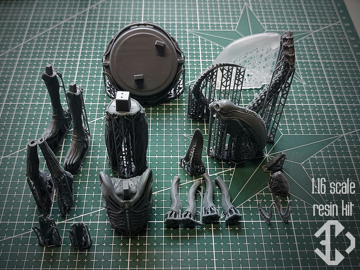 High-quality resin 3D printed BigChap model inspired by classic sci-fi