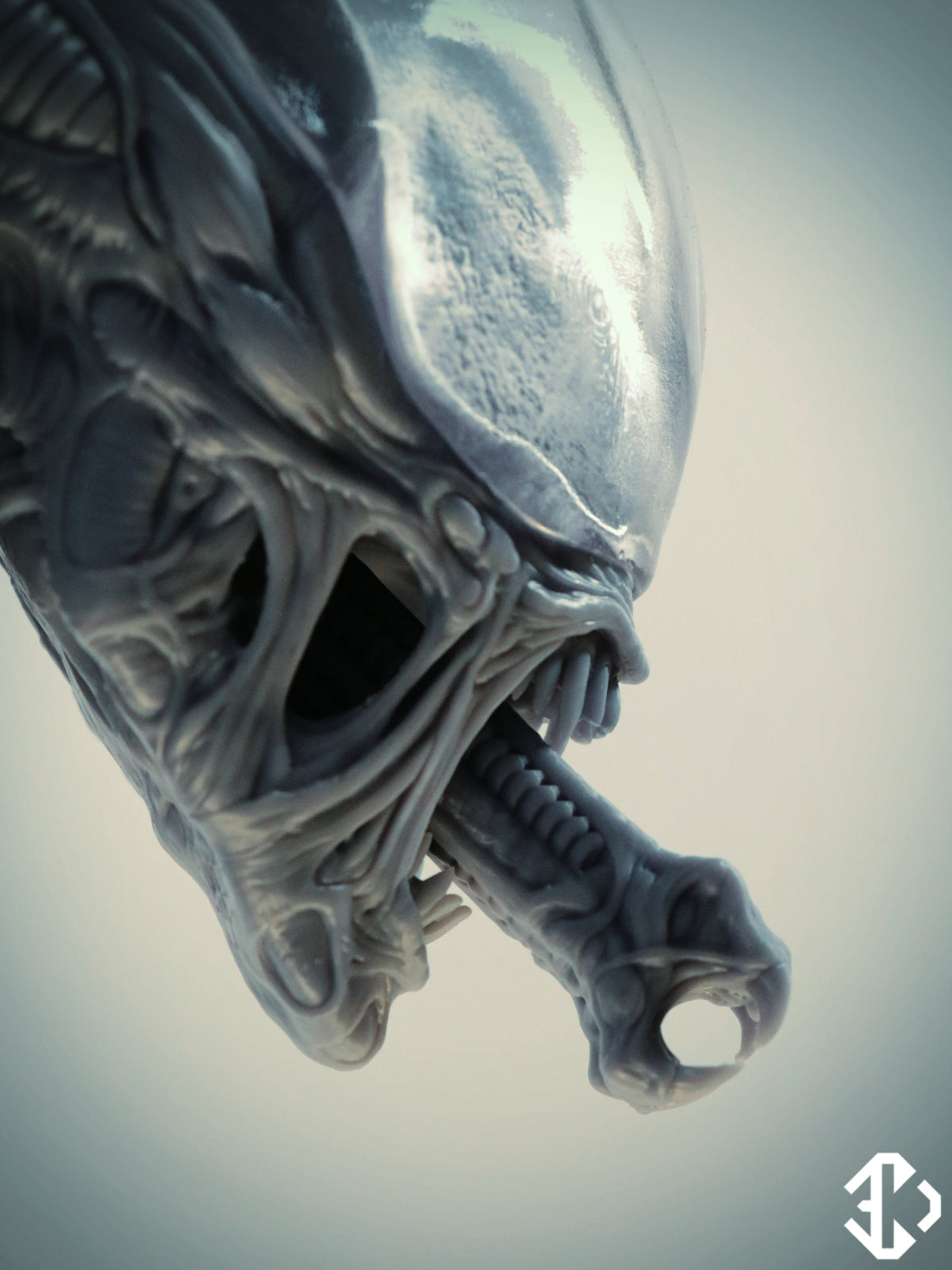 Alien Dog Wall Head