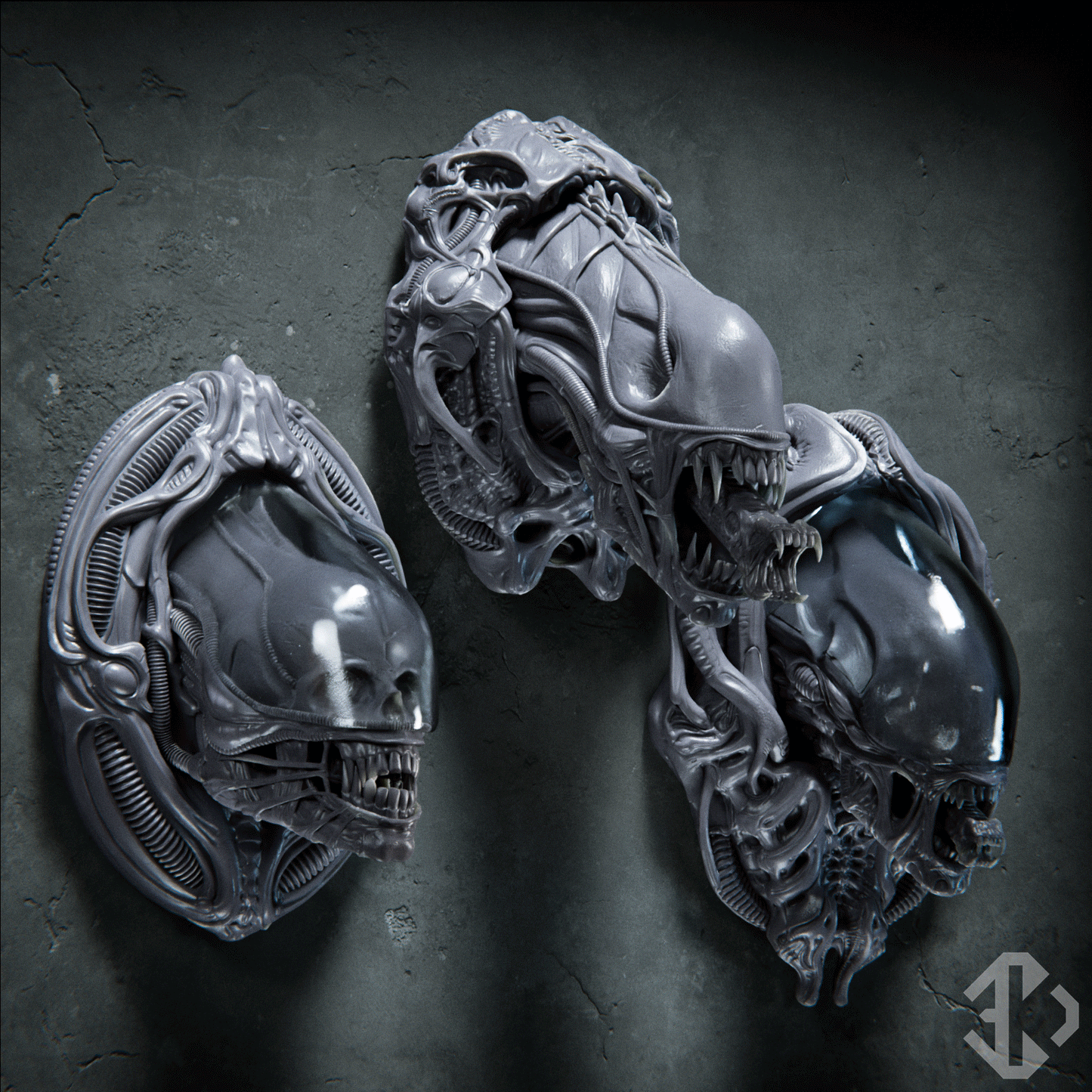 Aliens Head Collection